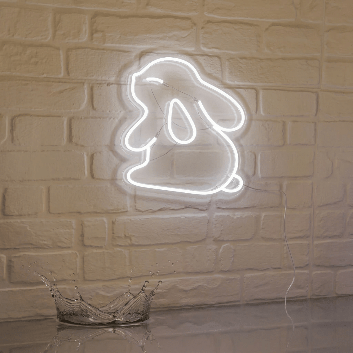 Cute Bunny Neon LED Light – Playful Wall Décor for Bedrooms & Kids’ Rooms - Memories InsiteBUNNY NEON LIGHT-7.62cm INCH-3